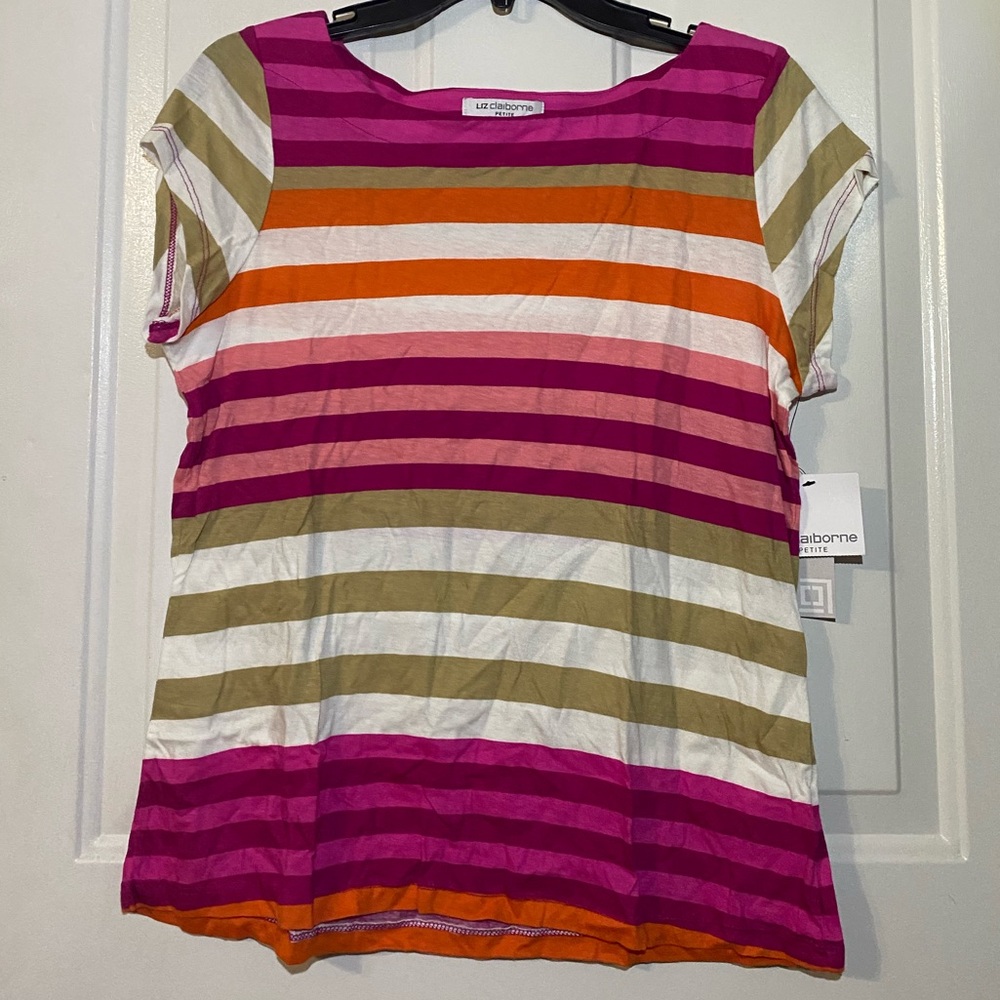 Liz Claiborne Lush Berry Multi Color T-shirt